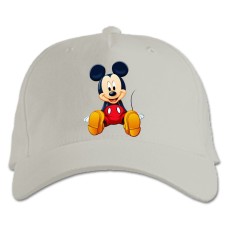 Baseball cap with Print Disney Mickey Mouse - white