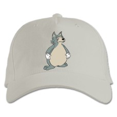 Baseball cap with Print Beastars Legoshi - white