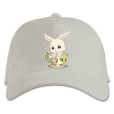 Baseball cap with Print Beastars Haru - white