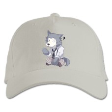 Baseball cap with Print Beastars Hero Legoshi - white
