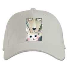 Baseball cap with Print Beastars Cute Heroes - white