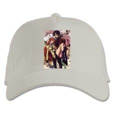 Baseball cap with Print Code Geass Main Heroes - white