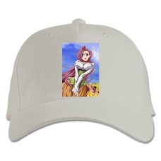 Baseball cap with Print Code Geass Euphemia Li Britannia - white