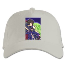 Baseball cap with Print Code Geass Lovely Heroes - white