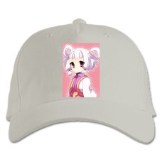 Baseball cap with Print Code Geass Cute Girl - white