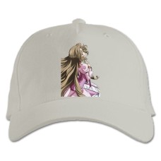 Baseball cap with Print Code Geass Nunnally Lamperouge - white