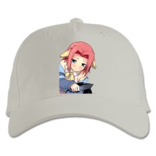 Baseball cap with Print Code Geass Little Kallen - white