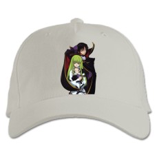 Baseball cap with Print Code Geass Cc With Black Prince - white