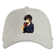Baseball cap with Print Code Geass Lelouch Of The Rebellion - white