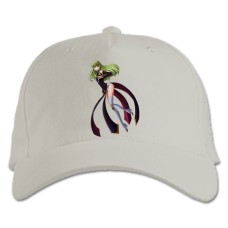 Baseball cap with Print Code Geass C2 Girl Hero - white