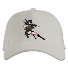 Baseball cap with Print Danganronpa Mukuro Ikusaba - white