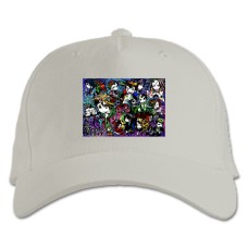 Baseball cap with Print Danganronpa Art - white