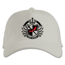 Baseball cap with Print Danganronpa Logo - white