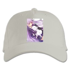 Baseball cap with Print Danganronpa Kyoko Kirigiri - white