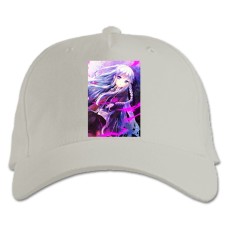 Baseball cap with Print Danganronpa Kyoko Kirigiri Hero - white