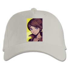 Baseball cap with Print Danganronpa Aoi Asahina - white