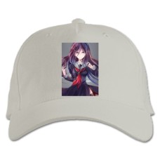Baseball cap with Print Danganronpa Hero Girl - white