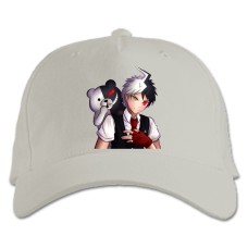 Baseball cap with Print Danganronpa Monokuma Boy - white