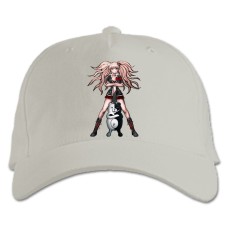 Baseball cap with Print Danganronpa Junko With Monokuma - white
