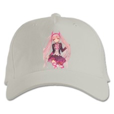 Baseball cap with Print Danganronpa Kotoko Utsugi Art - white