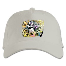 Baseball cap with Print Danganronpa Ibuki Mioda Hero - white