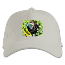 Baseball cap with Print Danganronpa Battle Hero - white