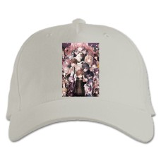 Baseball cap with Print Danganronpa Main Theme - white