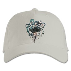 Baseball cap with Print Danganronpa Tsumugi Shirogane - white