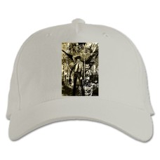 Baseball cap with Print Death Note Heroes - white