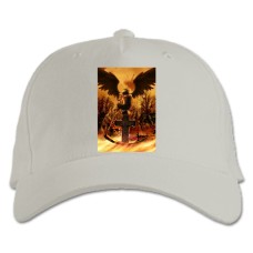 Baseball cap with Print Death Note Print - white
