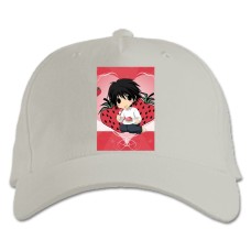 Baseball cap with Print Death Note Strawberry L - white