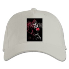 Baseball cap with Print Death Note Ryuk Hero - white