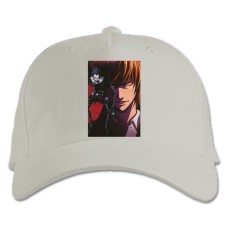 Baseball cap with Print Death Note Characters - white