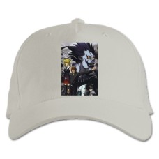 Baseball cap with Print Death Note Main Characters - white