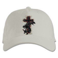 Baseball cap with Print Death Note Ryuk Death Version - white