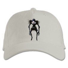 Baseball cap with Print Death Note Ryuk Monster - white