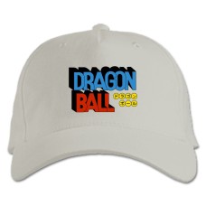 Baseball cap with Print Dragon Ball Logo - white