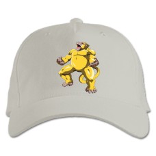 Baseball cap with Print Dragon Ball Yellow Monster - white