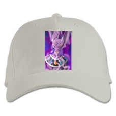 Baseball cap with Print Dragon Ball Violet Monstercat - white