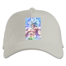 Baseball cap with Print Dragon Ball Ultra Power Hero - white