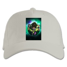 Baseball cap with Print Dragon Ball Superhero Power - white