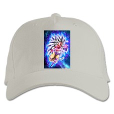 Baseball cap with Print Dragon Ball Hero Edition - white