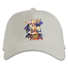 Baseball cap with Print Dragon Ball Fighters - white