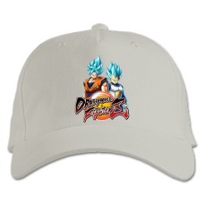 Baseball cap with Print Dragon Ball Heroes Fighters - white