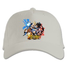 Baseball cap with Print Dragon Ball Fighters Print - white