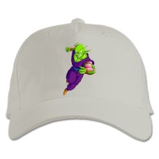Baseball cap with Print Dragon Ball Green Monster - white