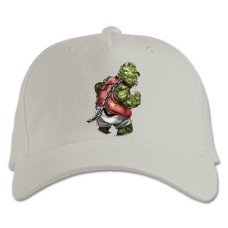 Бейсболка с принтом Джоджо Страшный Монстр - белая