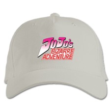 Бейсболка с принтом Джоджо Логотип - белая