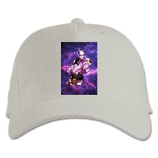 Бейсболка с принтом Джоджо Убийца Королева - белая