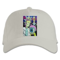 Baseball cap with Print Rick And Morty Monster Edition - white